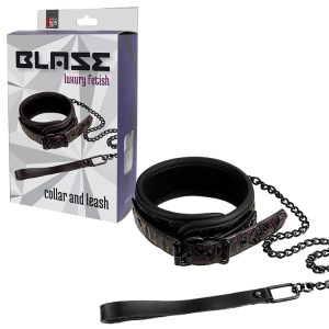 Collar con cadena color morado