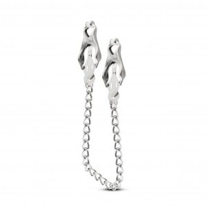 Pinzas pezones de metal con cadena