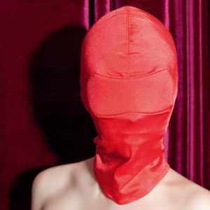 Capucha cabeza completa color Rojo